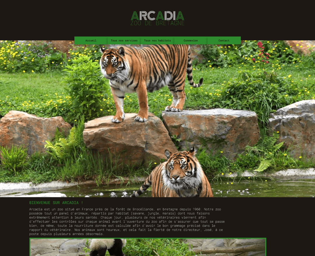 Arcadia, Zoo de Bretagne